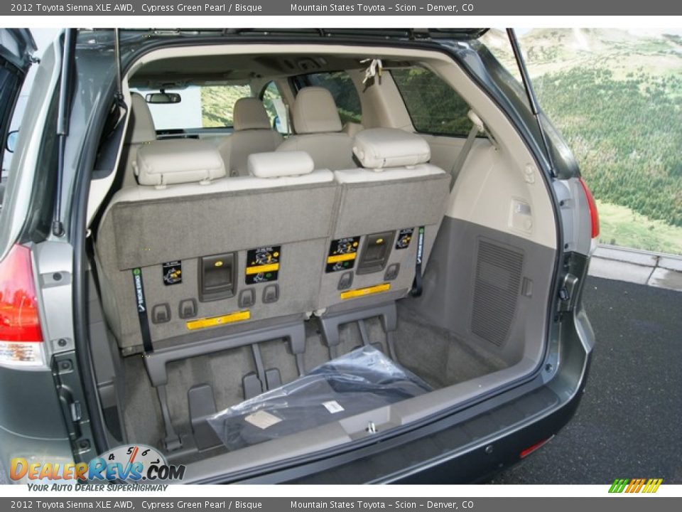 2012 Toyota Sienna XLE AWD Cypress Green Pearl / Bisque Photo #11