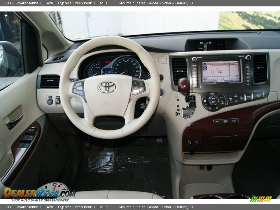 Dashboard of 2012 Toyota Sienna XLE AWD Photo #12