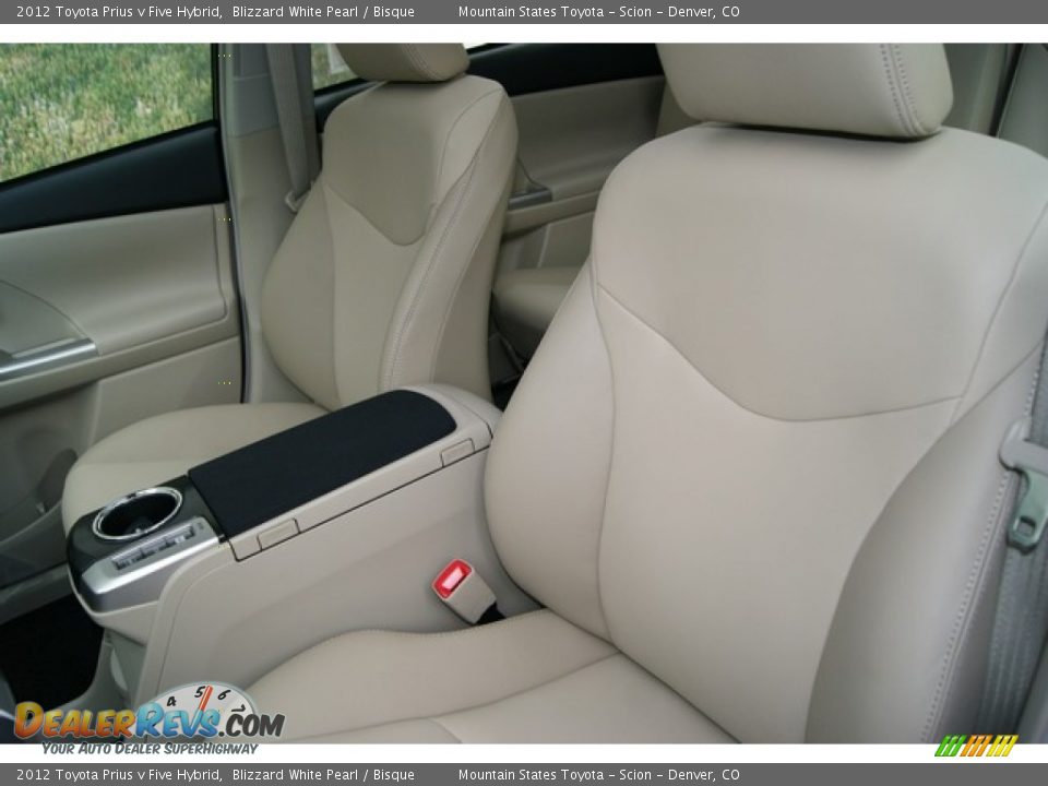 Bisque Interior - 2012 Toyota Prius v Five Hybrid Photo #10