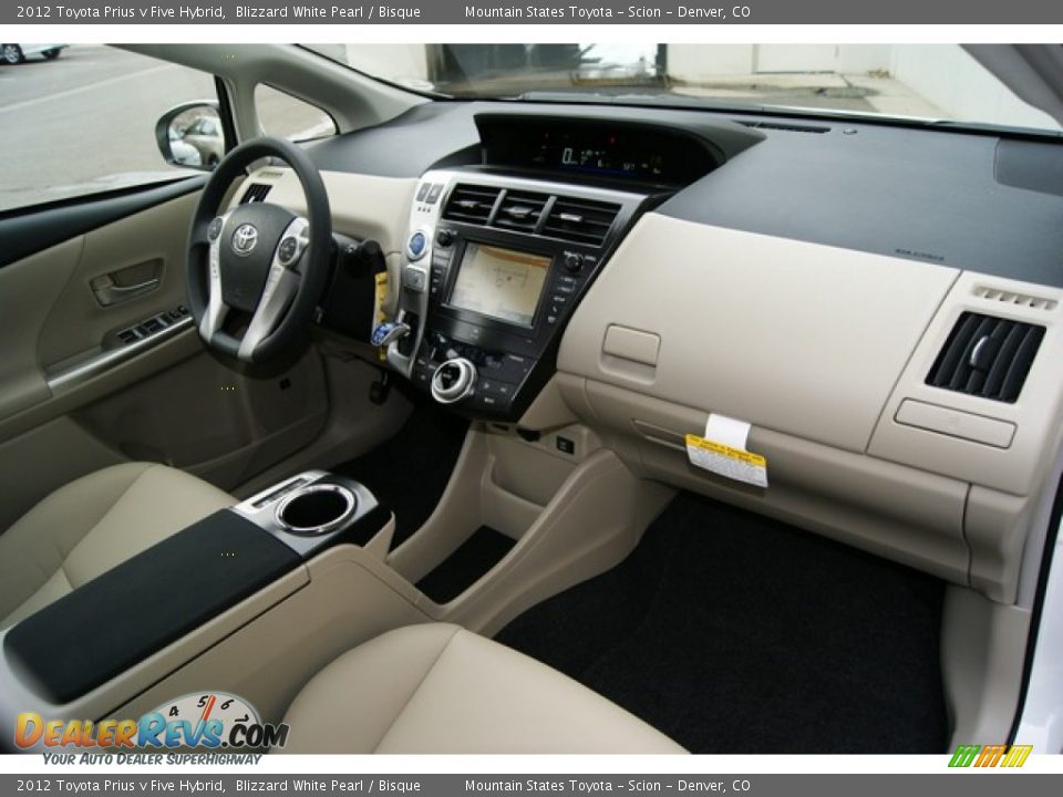 Dashboard of 2012 Toyota Prius v Five Hybrid Photo #11