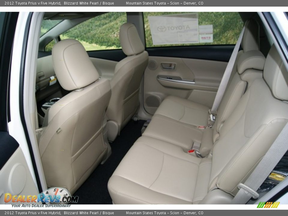 Bisque Interior - 2012 Toyota Prius v Five Hybrid Photo #12