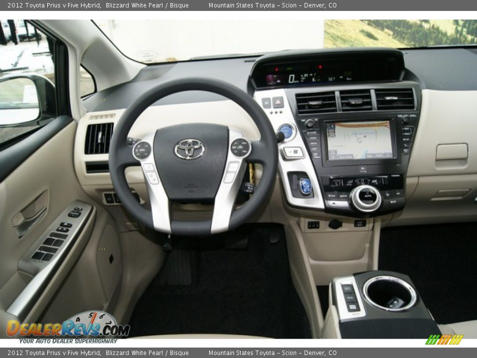 Dashboard of 2012 Toyota Prius v Five Hybrid Photo #16