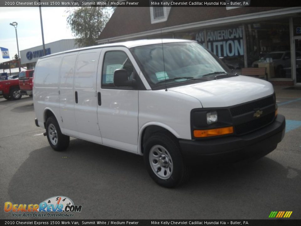 2010 Chevrolet Express 1500 Work Van Summit White / Medium Pewter Photo #1