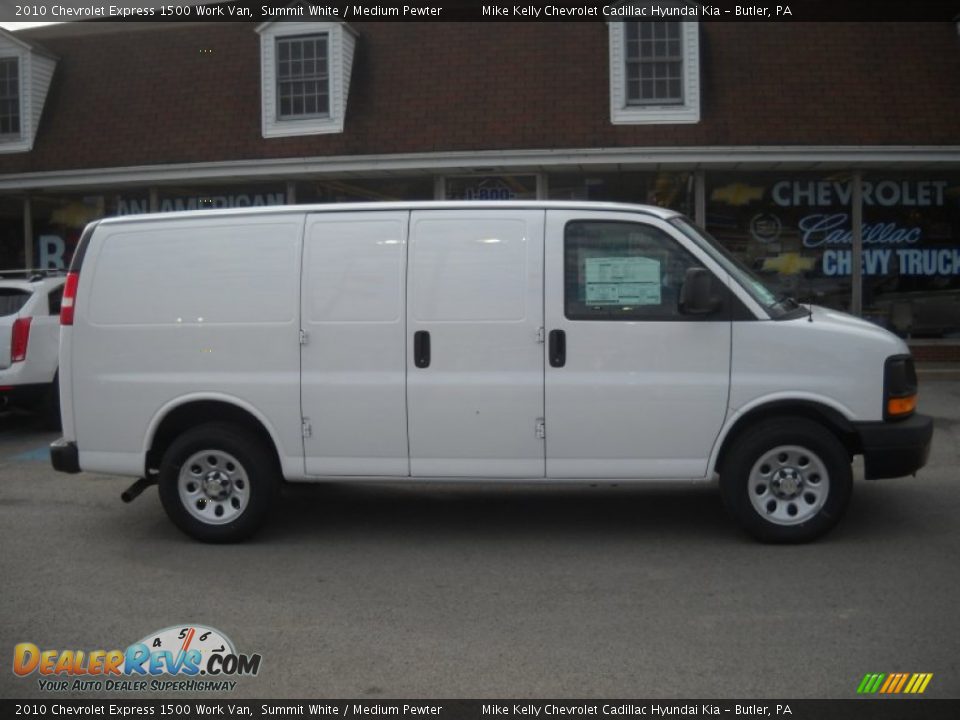 2010 Chevrolet Express 1500 Work Van Summit White / Medium Pewter Photo #2