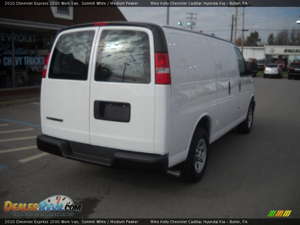 2010 Chevrolet Express 1500 Work Van Summit White / Medium Pewter Photo #3