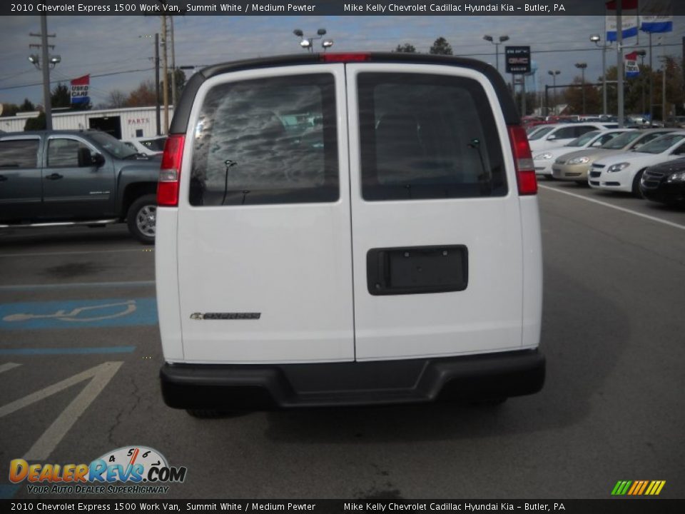 2010 Chevrolet Express 1500 Work Van Summit White / Medium Pewter Photo #5