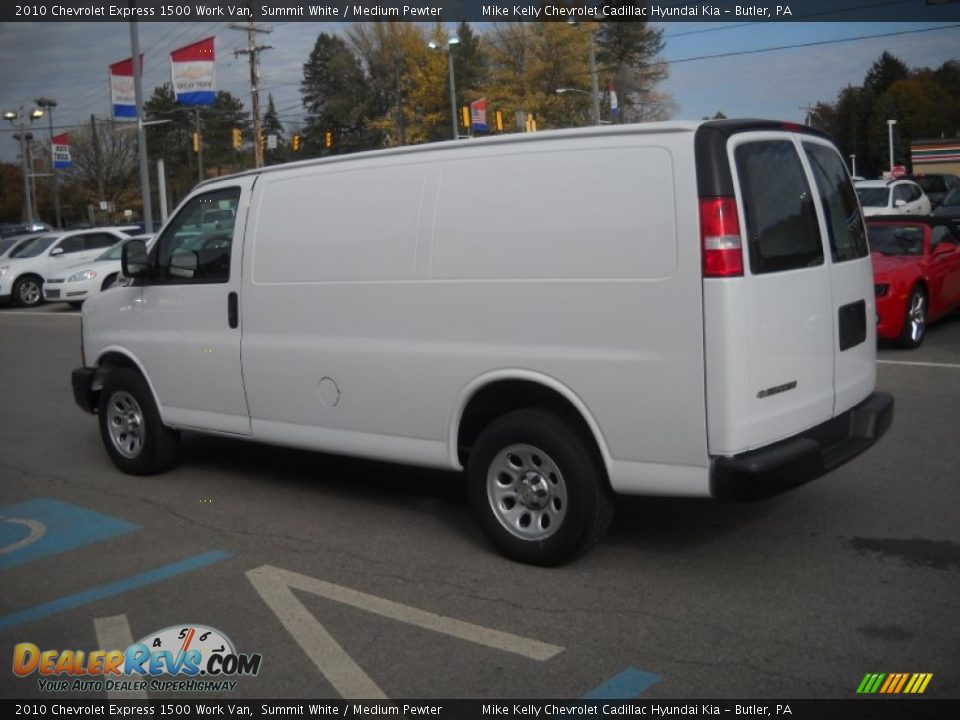 2010 Chevrolet Express 1500 Work Van Summit White / Medium Pewter Photo #6