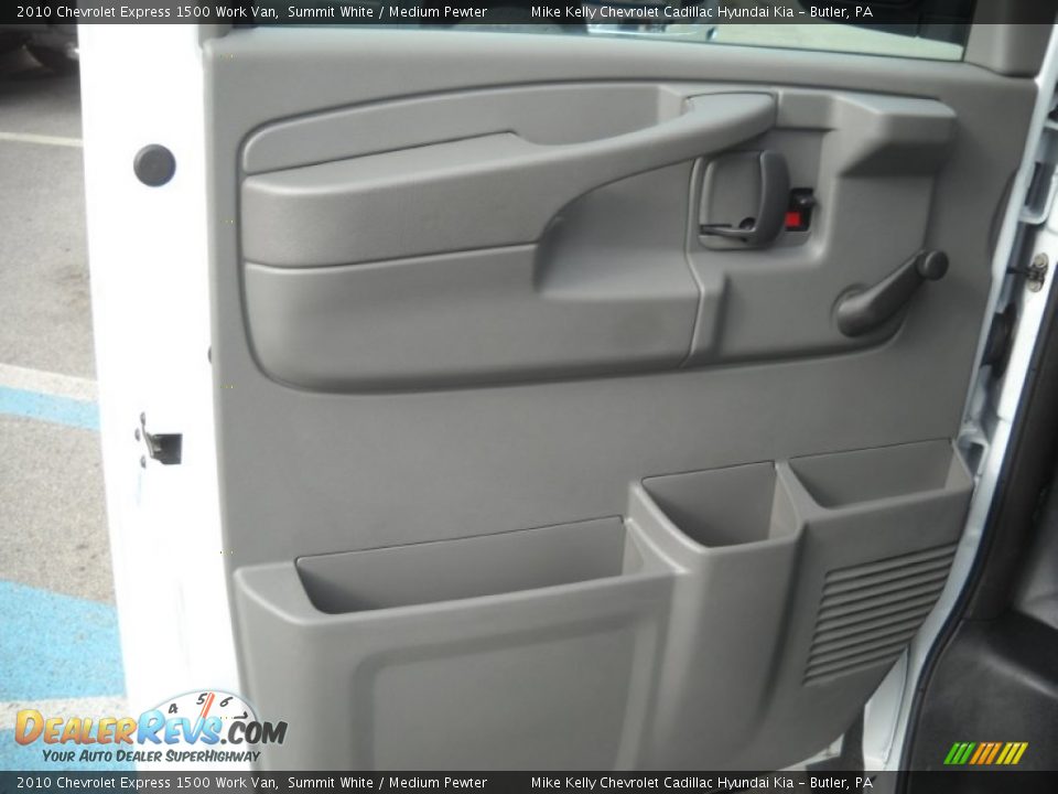 2010 Chevrolet Express 1500 Work Van Summit White / Medium Pewter Photo #10