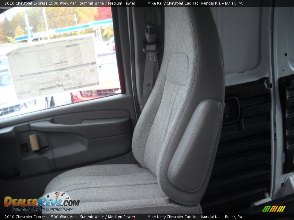 2010 Chevrolet Express 1500 Work Van Summit White / Medium Pewter Photo #12