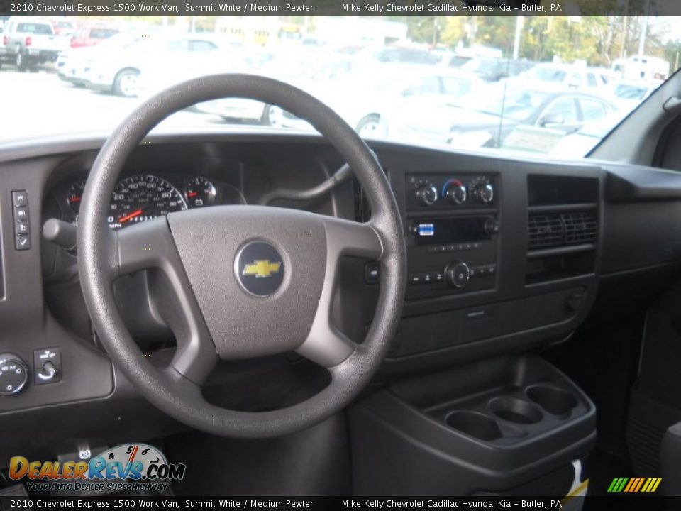 2010 Chevrolet Express 1500 Work Van Summit White / Medium Pewter Photo #13