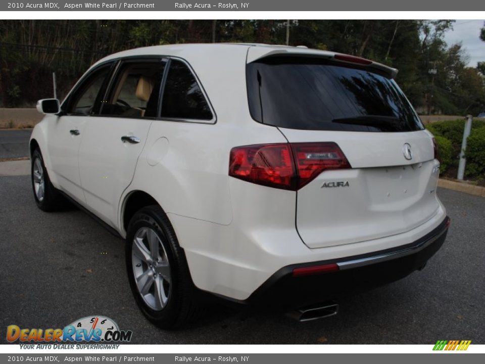 2010 Acura MDX Aspen White Pearl / Parchment Photo #6