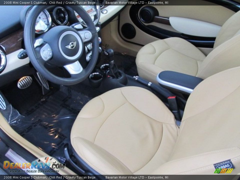 Gravity Tuscan Beige Interior 2008 Mini Cooper S Clubman