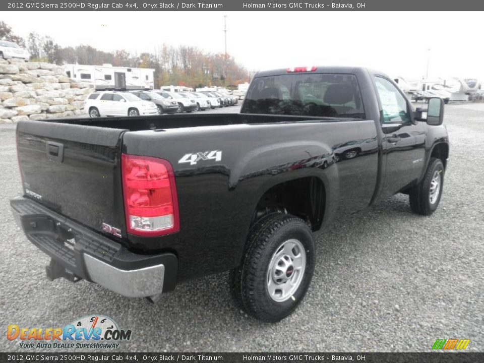 Onyx Black 2012 GMC Sierra 2500HD Regular Cab 4x4 Photo #17