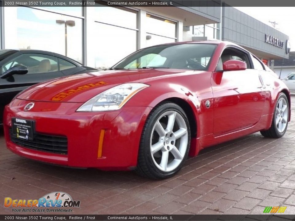 2003 Nissan 350Z Touring Coupe Redline / Frost Photo #2