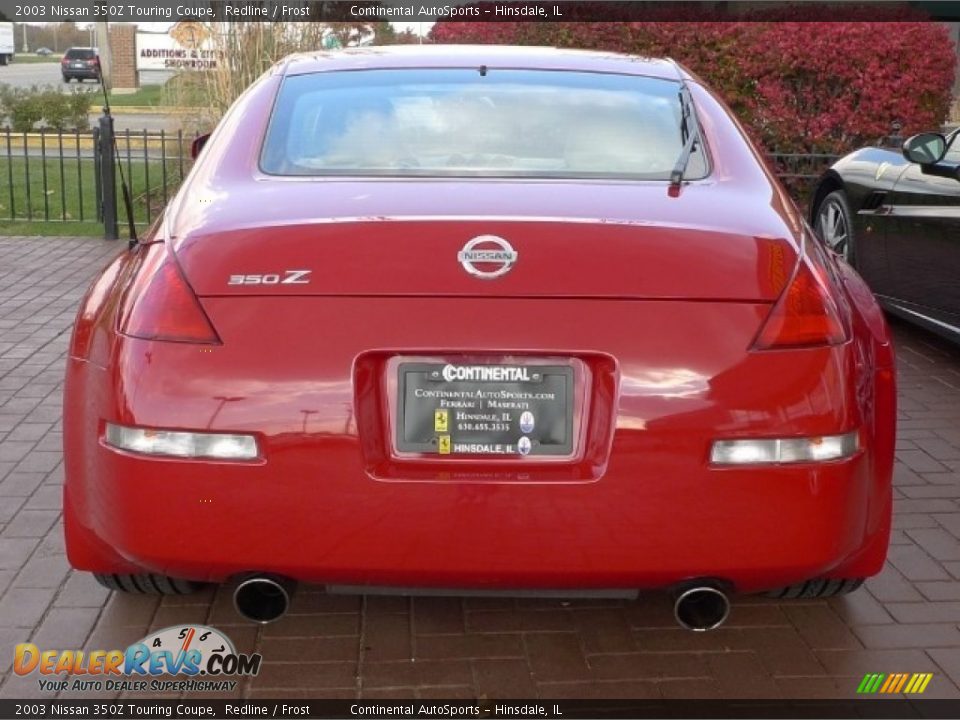 2003 Nissan 350Z Touring Coupe Redline / Frost Photo #9