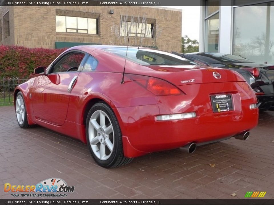 2003 Nissan 350Z Touring Coupe Redline / Frost Photo #12