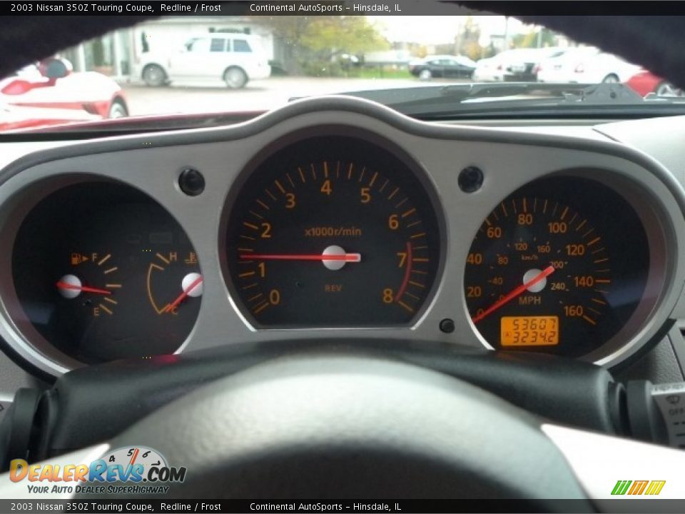 2003 Nissan 350Z Touring Coupe Gauges Photo #17