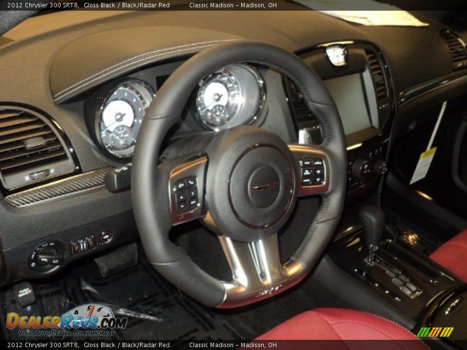 2012 Chrysler 300 SRT8 Steering Wheel Photo #11