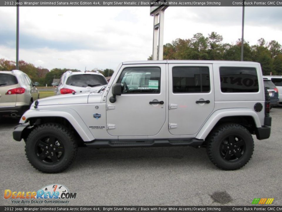 Bright Silver Metallic 2012 Jeep Wrangler Unlimited Sahara Arctic Edition 4x4 Photo #4