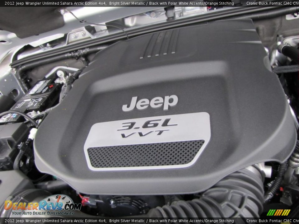 2012 Jeep Wrangler Unlimited Sahara Arctic Edition 4x4 3.6 Liter DOHC 24-Valve VVT Pentastar V6 Engine Photo #10