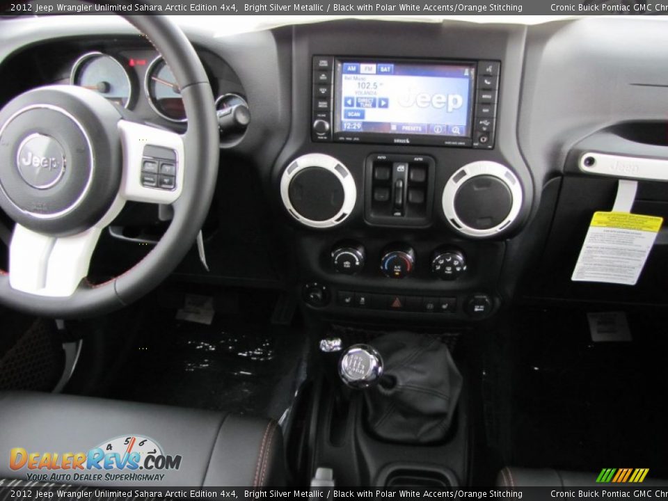 Dashboard of 2012 Jeep Wrangler Unlimited Sahara Arctic Edition 4x4 Photo #15