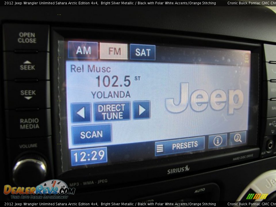 Controls of 2012 Jeep Wrangler Unlimited Sahara Arctic Edition 4x4 Photo #19