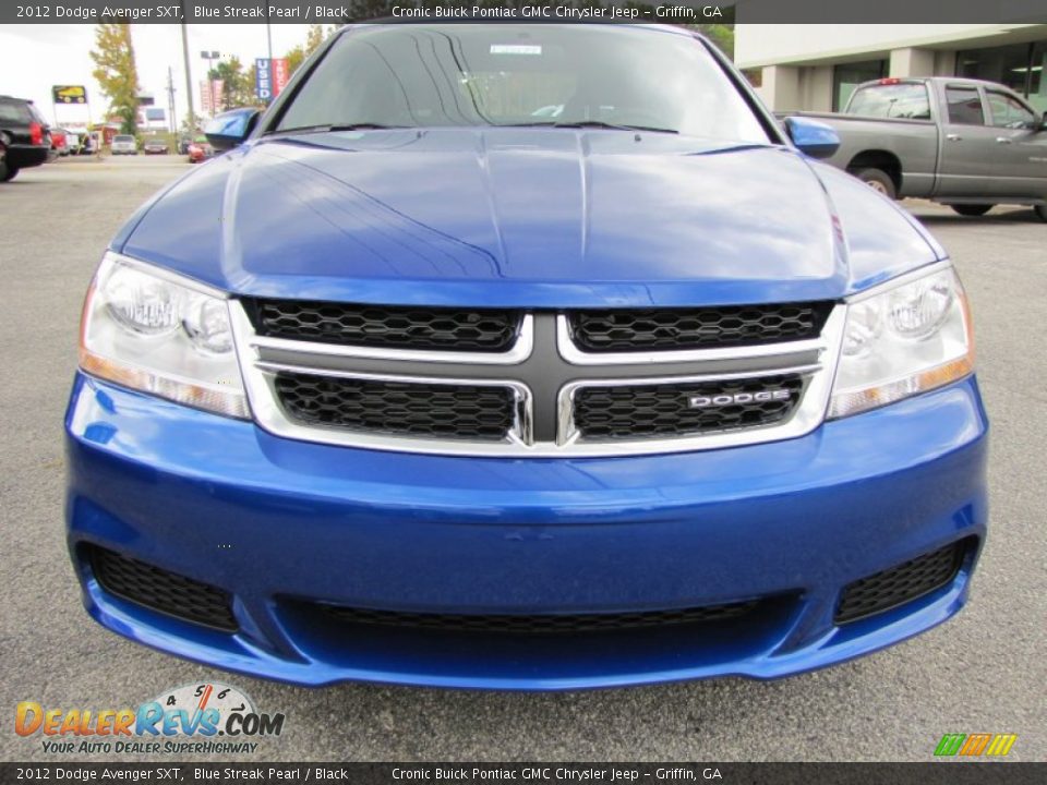 2012 Dodge Avenger SXT Blue Streak Pearl / Black Photo #2