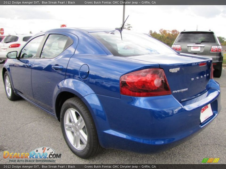 2012 Dodge Avenger SXT Blue Streak Pearl / Black Photo #5