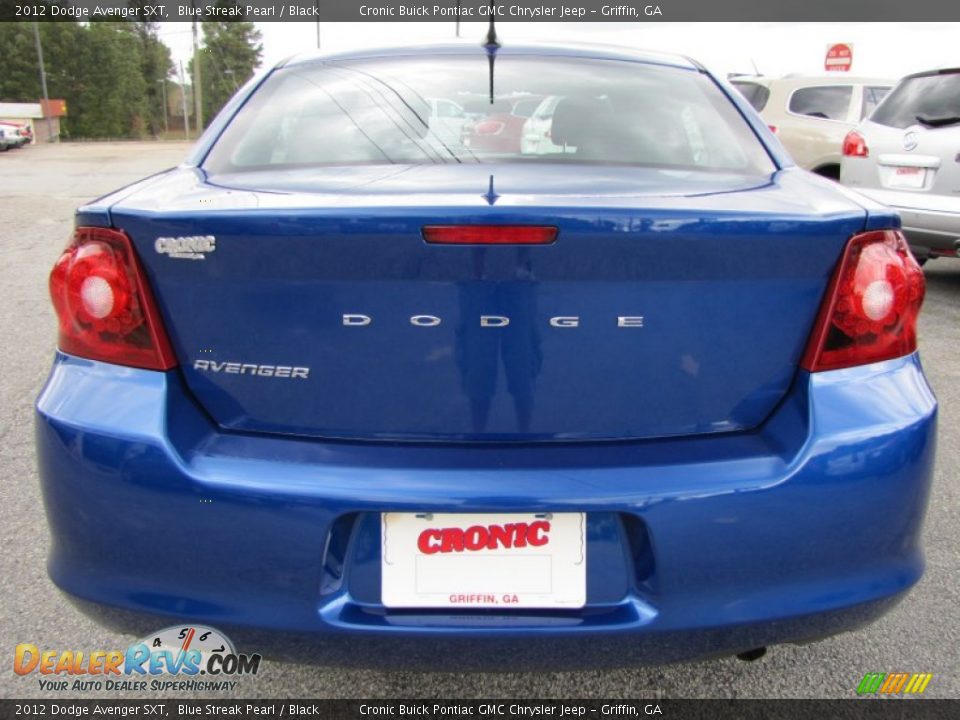 2012 Dodge Avenger SXT Blue Streak Pearl / Black Photo #6