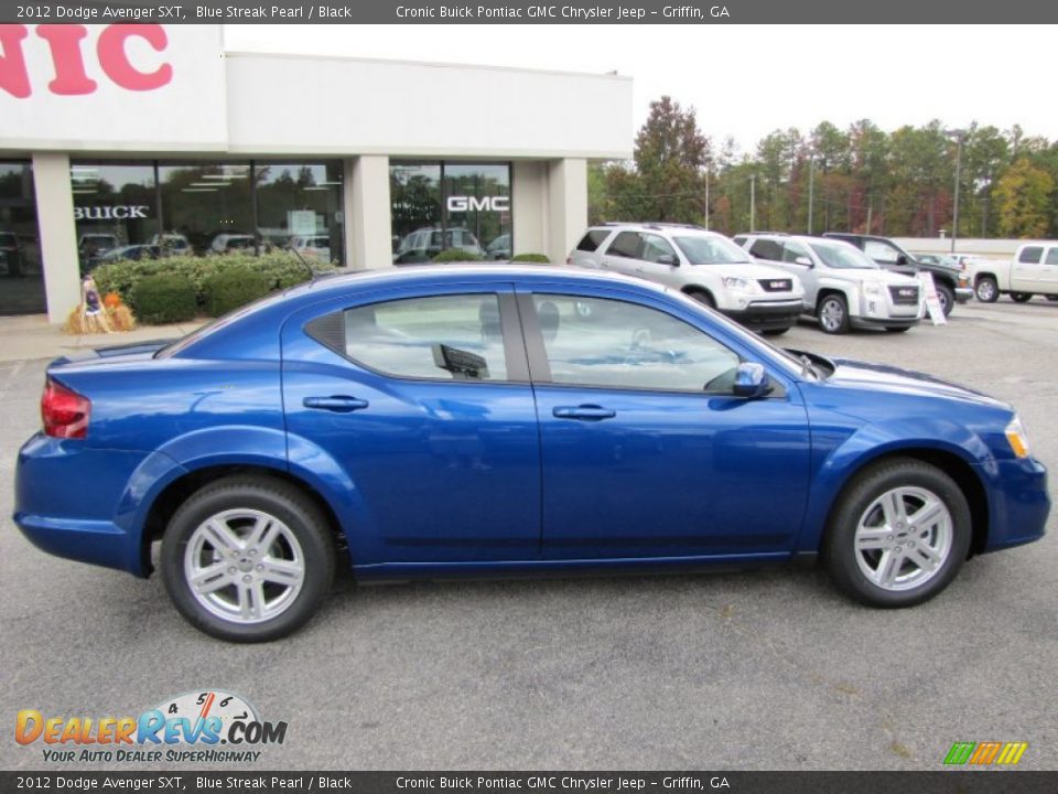 2012 Dodge Avenger SXT Blue Streak Pearl / Black Photo #8
