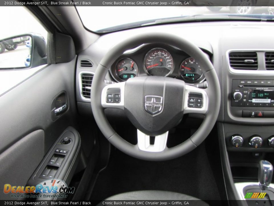 2012 Dodge Avenger SXT Blue Streak Pearl / Black Photo #15