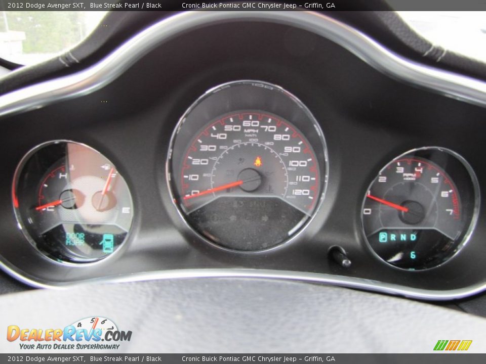 2012 Dodge Avenger SXT Blue Streak Pearl / Black Photo #17