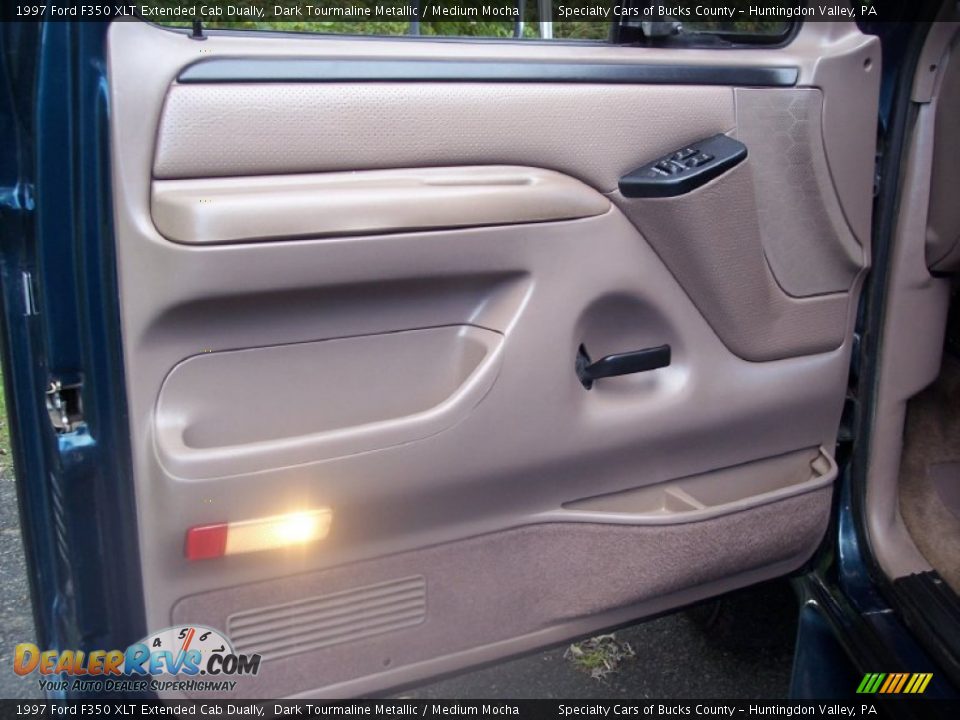 Door Panel of 1997 Ford F350 XLT Extended Cab Dually Photo #36