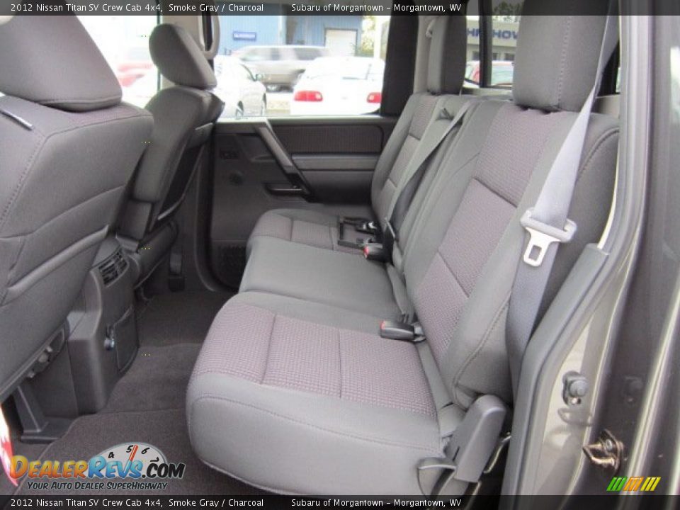 Charcoal Interior - 2012 Nissan Titan SV Crew Cab 4x4 Photo #14