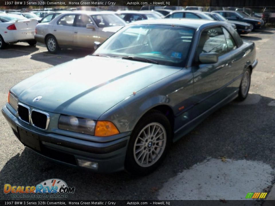 1997 BMW 3 Series 328i Convertible Morea Green Metallic / Grey Photo ...