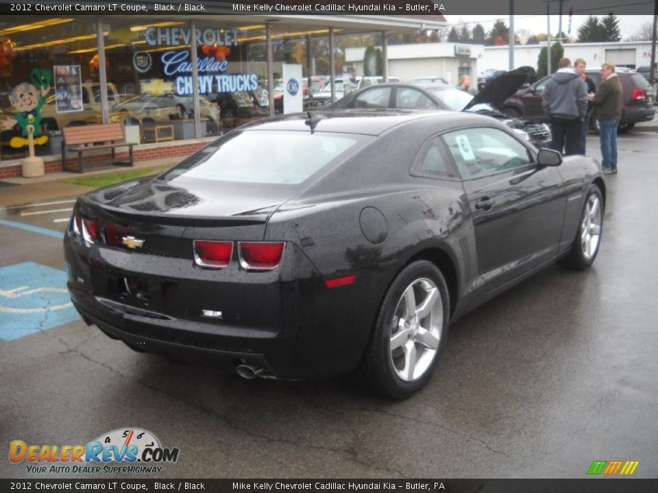 2012 Chevrolet Camaro LT Coupe Black / Black Photo #3