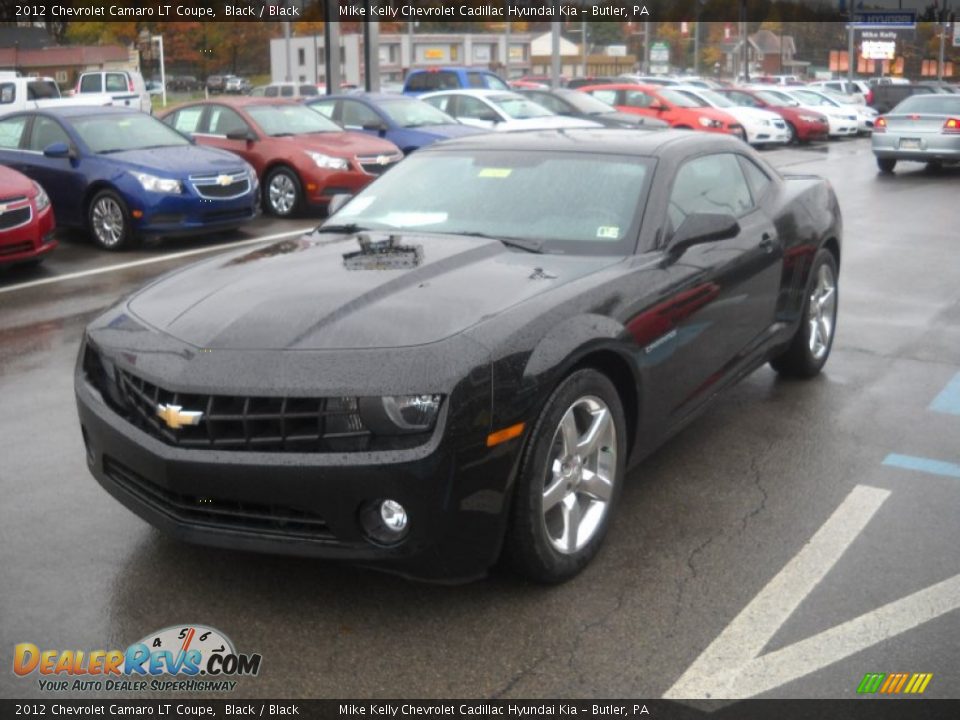2012 Chevrolet Camaro LT Coupe Black / Black Photo #7