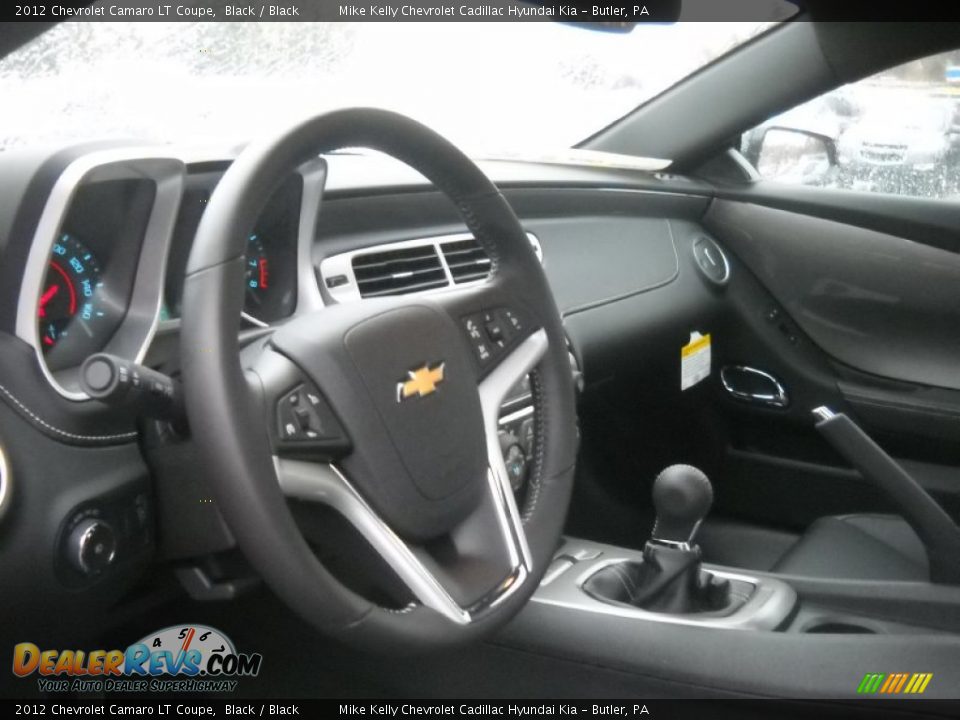 2012 Chevrolet Camaro LT Coupe Black / Black Photo #9