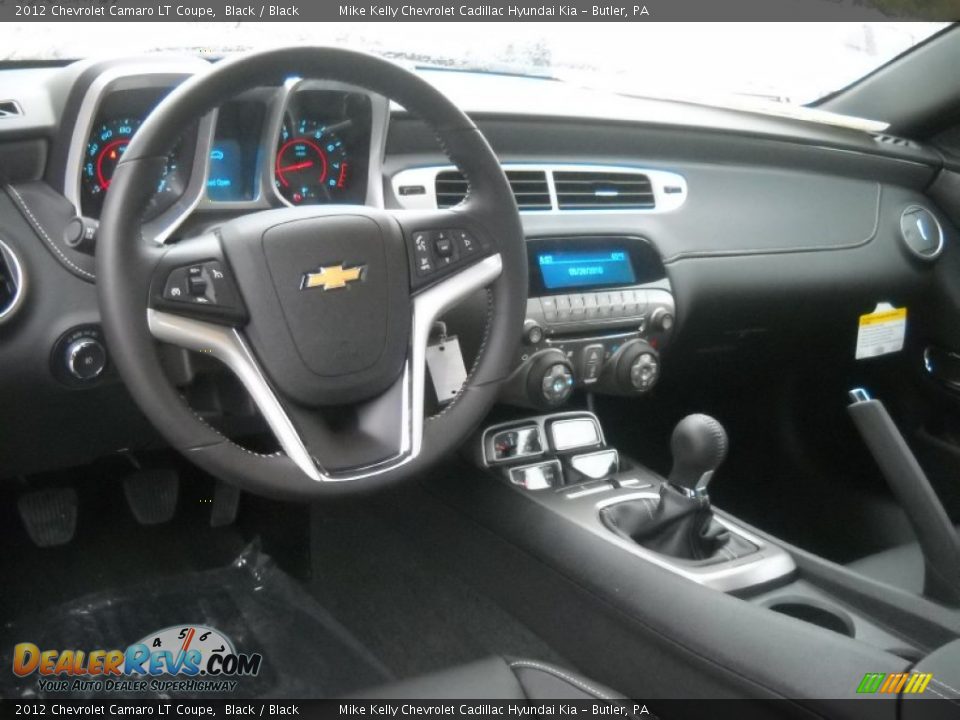 2012 Chevrolet Camaro LT Coupe Black / Black Photo #12