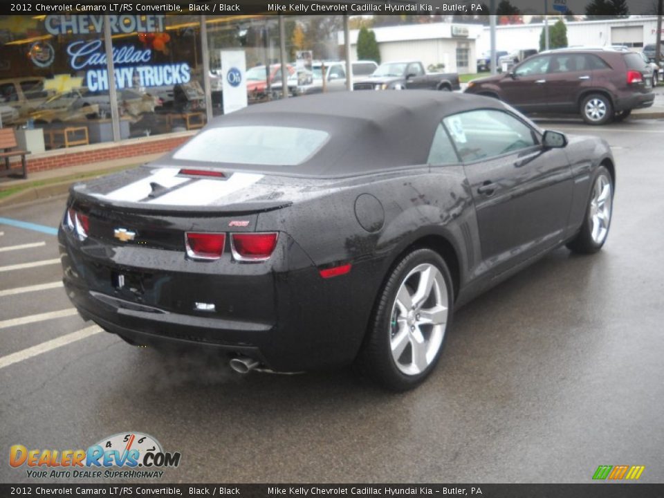 2012 Chevrolet Camaro LT/RS Convertible Black / Black Photo #3