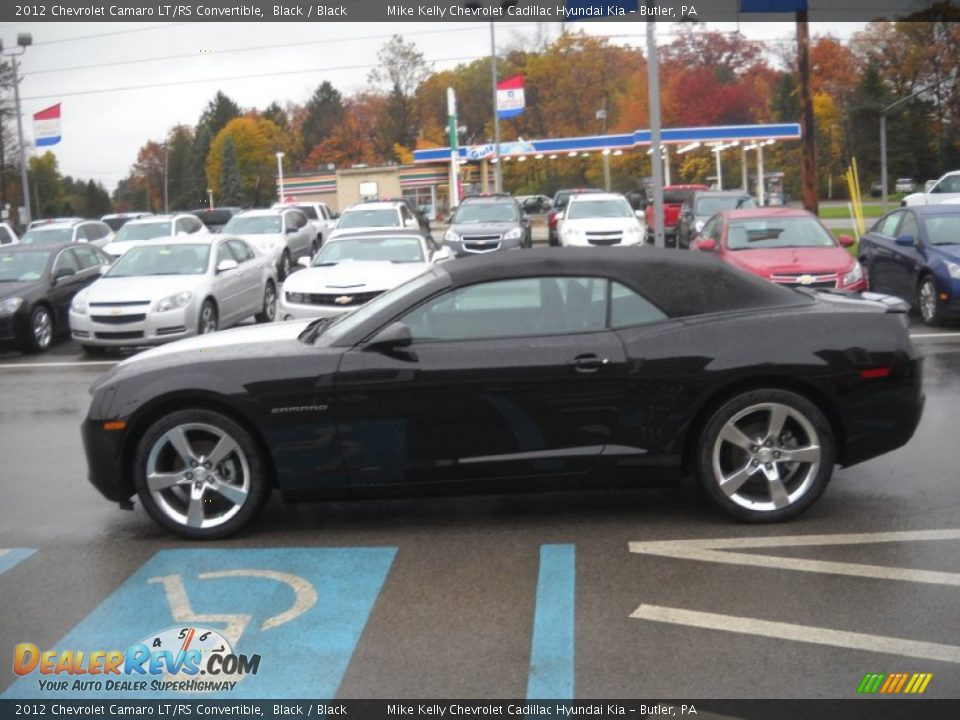 2012 Chevrolet Camaro LT/RS Convertible Black / Black Photo #6