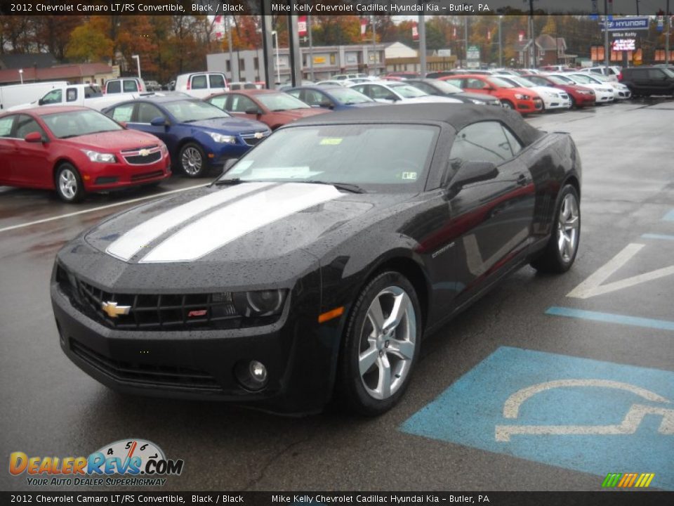 2012 Chevrolet Camaro LT/RS Convertible Black / Black Photo #7