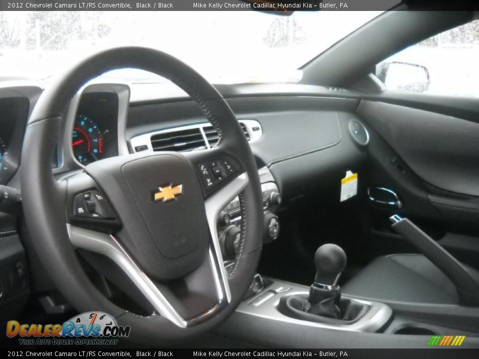 2012 Chevrolet Camaro LT/RS Convertible Black / Black Photo #9