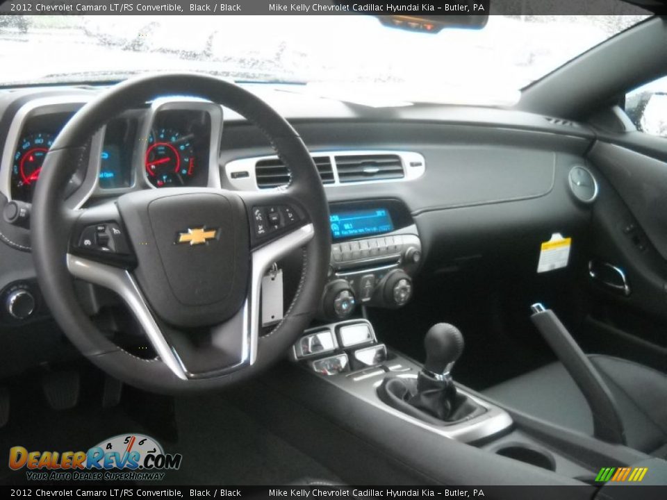 2012 Chevrolet Camaro LT/RS Convertible Black / Black Photo #12