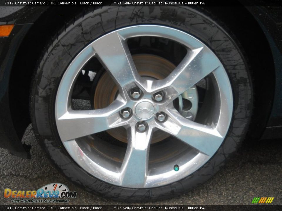 2012 Chevrolet Camaro LT/RS Convertible Black / Black Photo #14