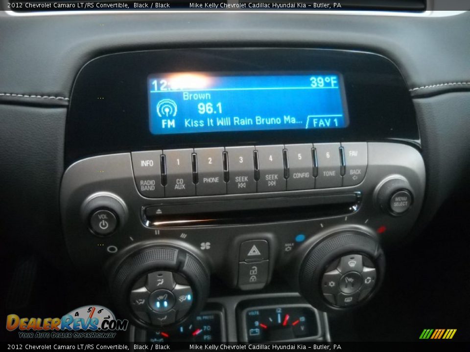 2012 Chevrolet Camaro LT/RS Convertible Black / Black Photo #17