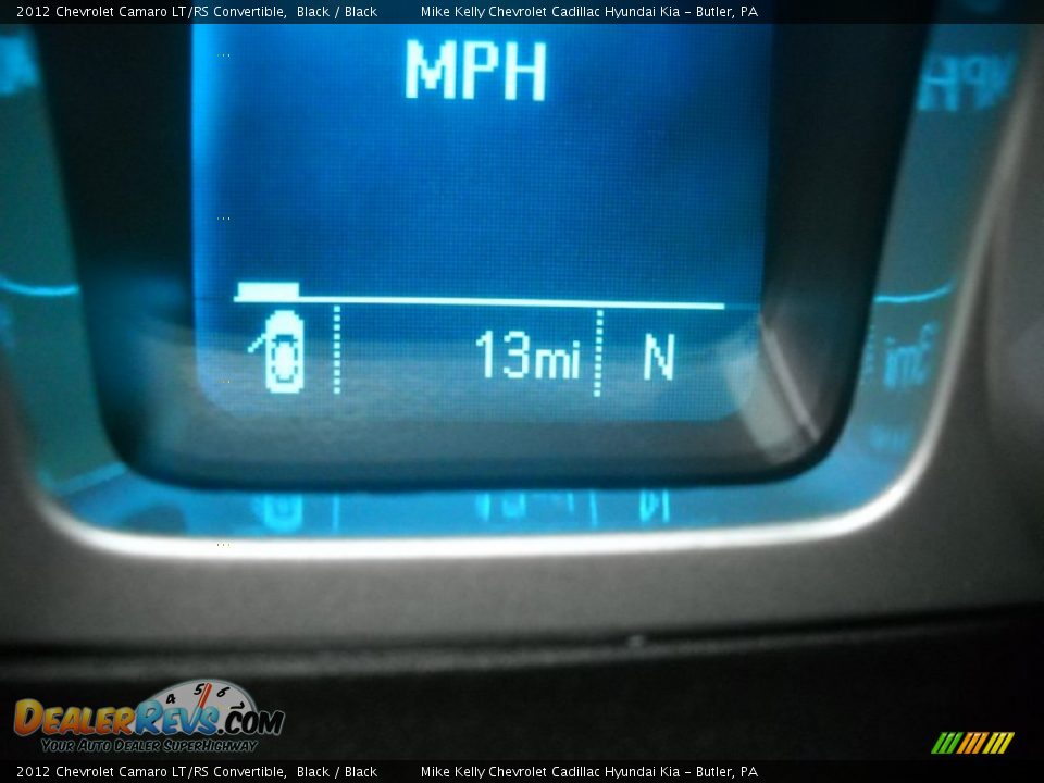 2012 Chevrolet Camaro LT/RS Convertible Black / Black Photo #20