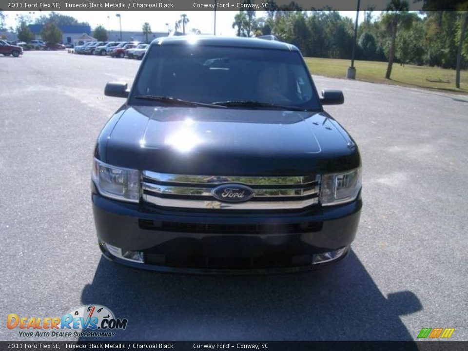 2011 Ford Flex SE Tuxedo Black Metallic / Charcoal Black Photo #2