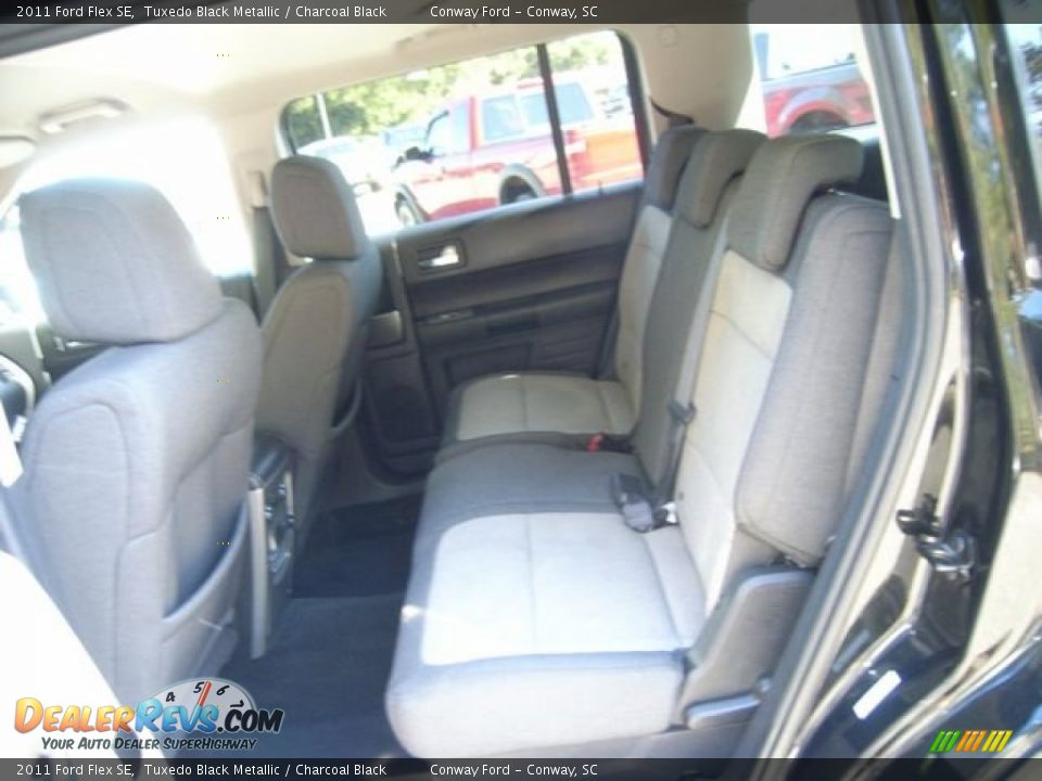 2011 Ford Flex SE Tuxedo Black Metallic / Charcoal Black Photo #12