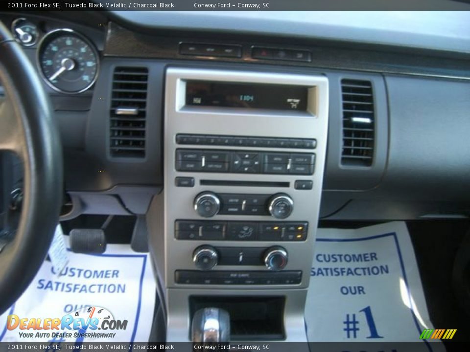 2011 Ford Flex SE Tuxedo Black Metallic / Charcoal Black Photo #14